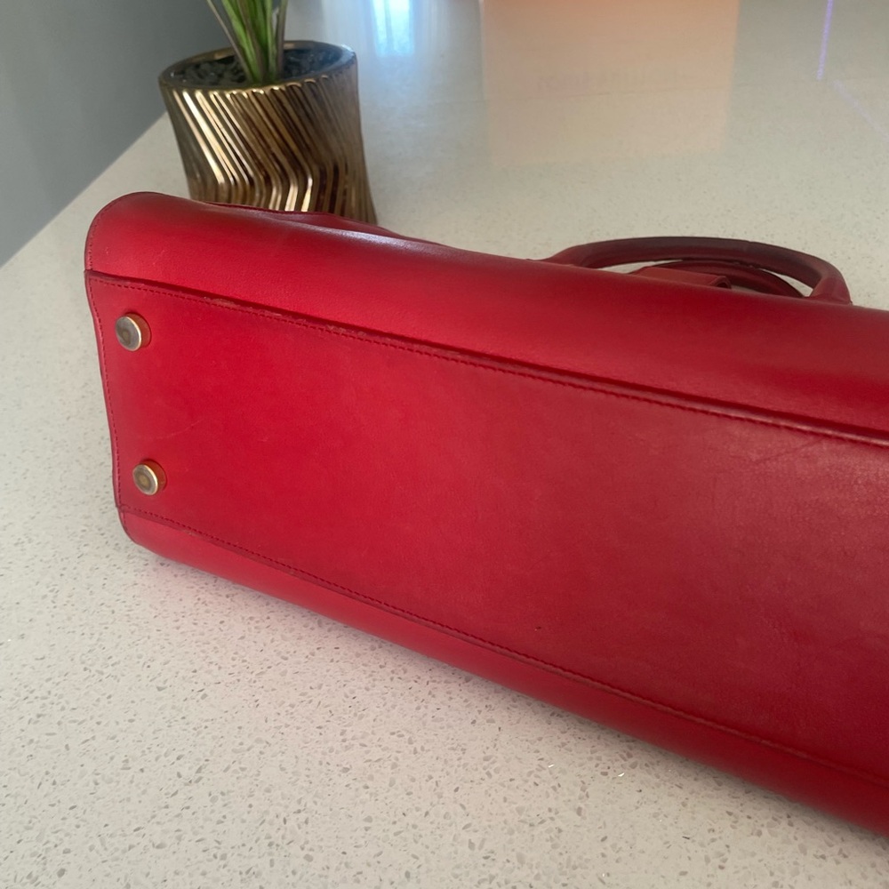 Yves Saint Laurent Scarlet Satchel - Picture 8 of 10
